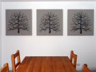 3 Trees in the dining room